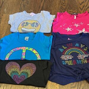 Colorful Graphic T-Shirts and Tank Bundle